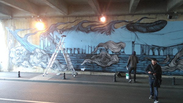 Street Art à Corbeil avec Onip