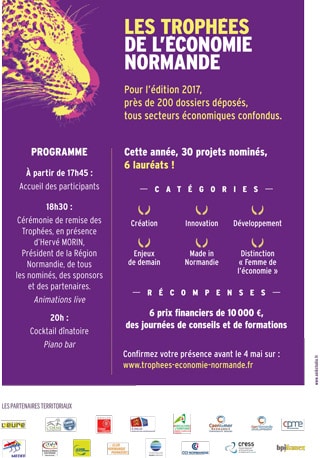 Invitation aux Trophées de l'Economie Normande
