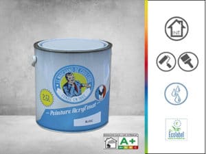 peinture acrylique mate pour murs et plafonds