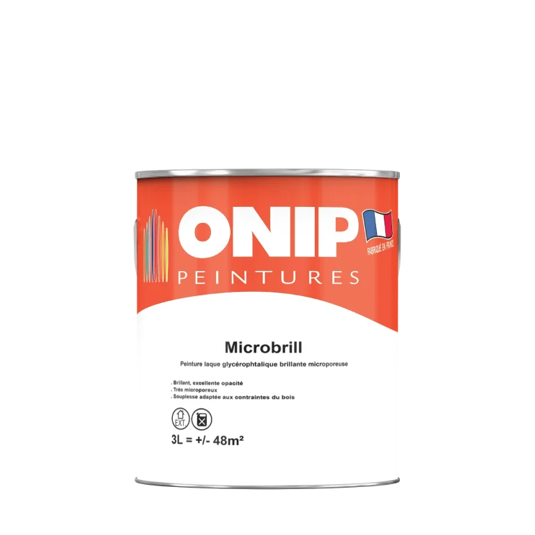 peinture finition brillante boiseries microbrill