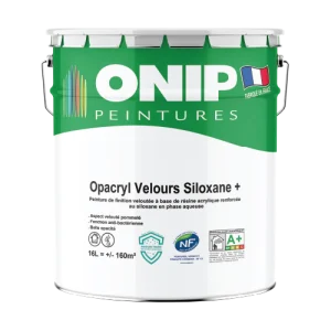 peinture opacryl velour siloxane