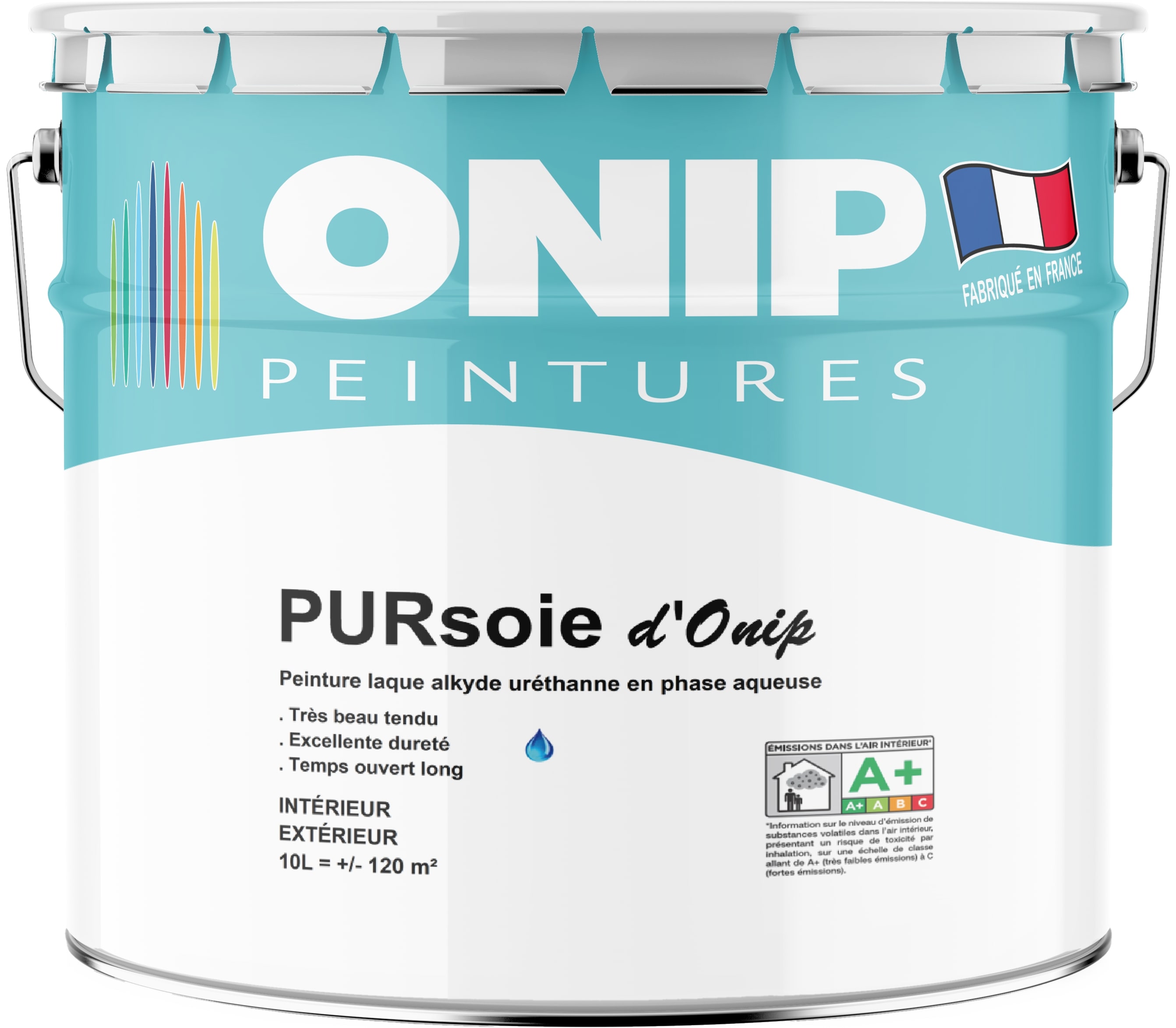 Peinture de finition satinée pour bois : Microsoie Onip