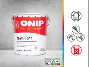 peinture satinée microporeuse satin 311