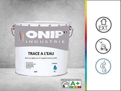 trace à l'eau 10L