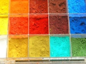peinture effet de matières