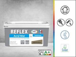 reflex acryl mat peinture de finition