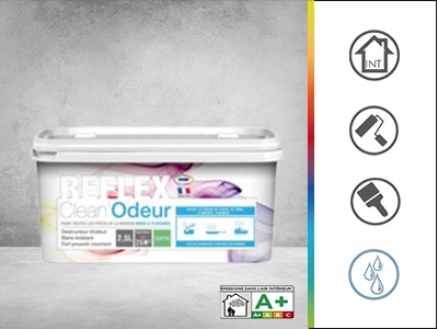 reflex clean odeur satin peinture anti odeurs