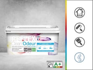 peinture anti odeurs reflex clean odeur mat