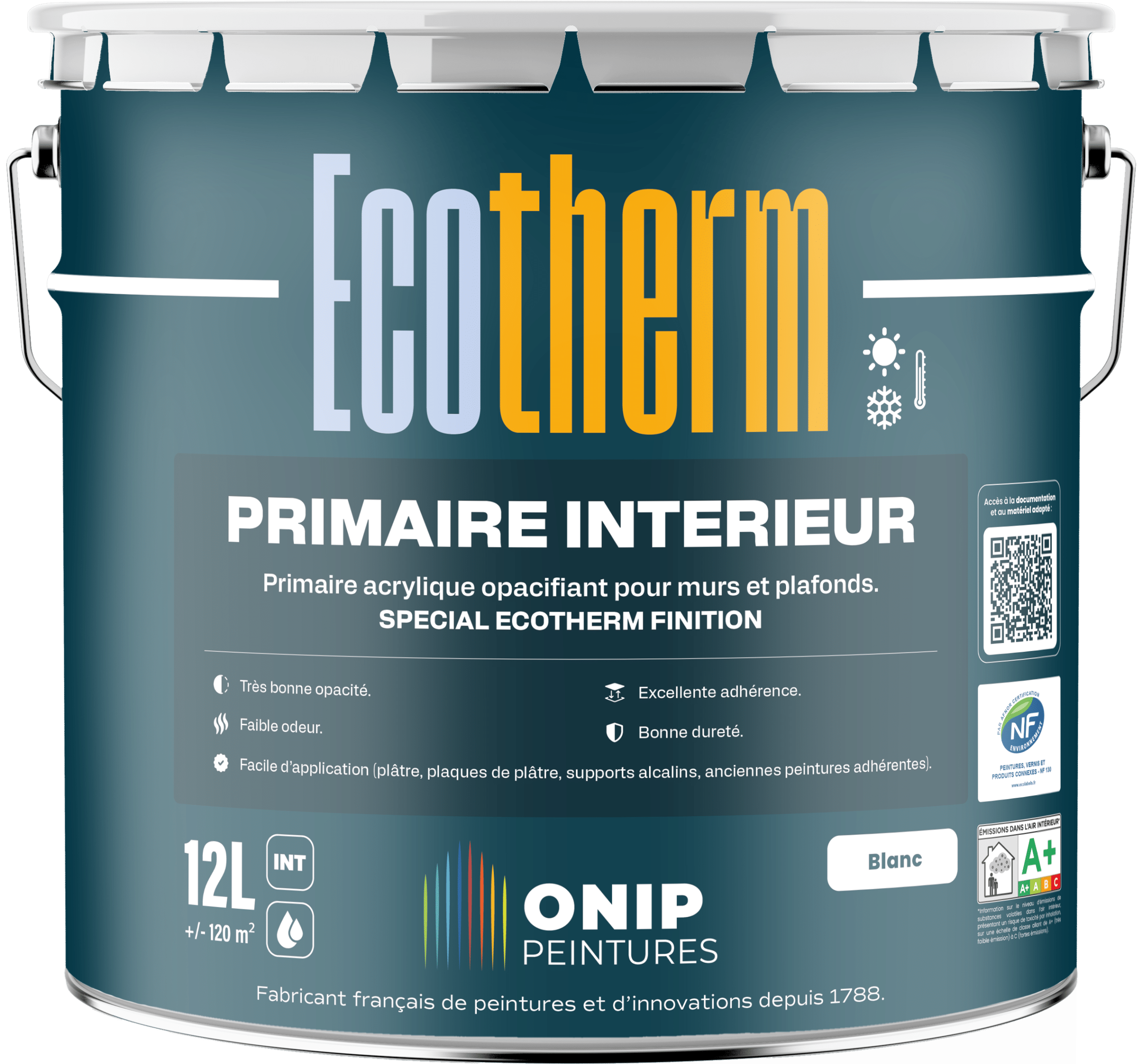 Fût bleu foncé primaire régulation thermique Ecotherm